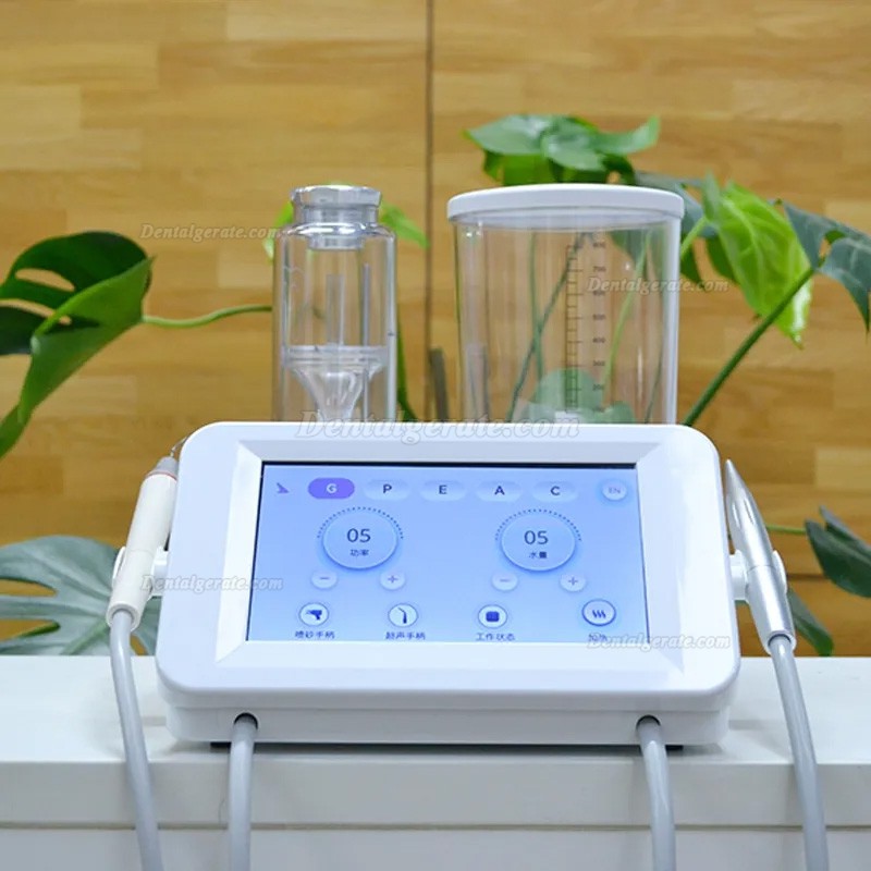 Dentales Ultraschall Scaler und Pulverstrahlger&auml;t System f&uuml;r die Parodontaltherapie &ndash; 2-in-1-System PT-A